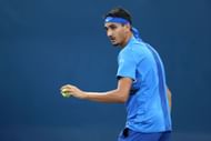 Lorenzo Sonego at the 2022 US Open.